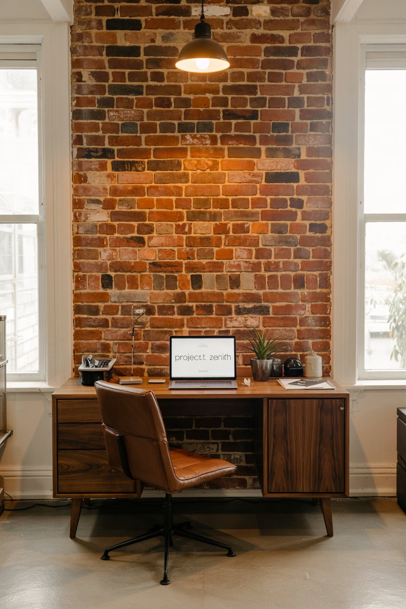 Exposed Brick Feature Wall