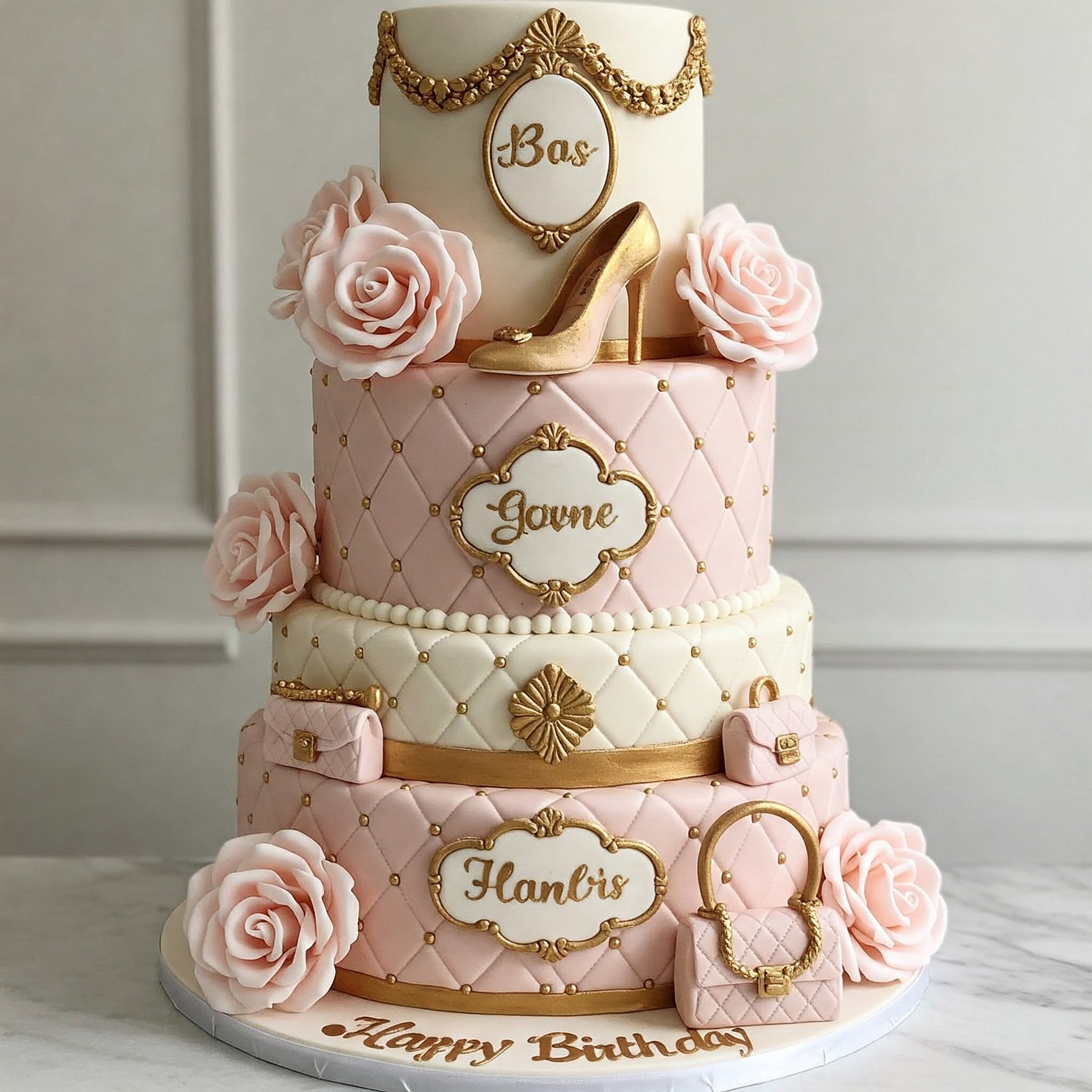 Fondant Sculptures Cake