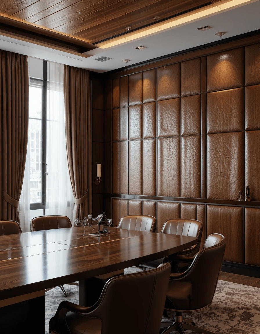 Leather Wall Panels