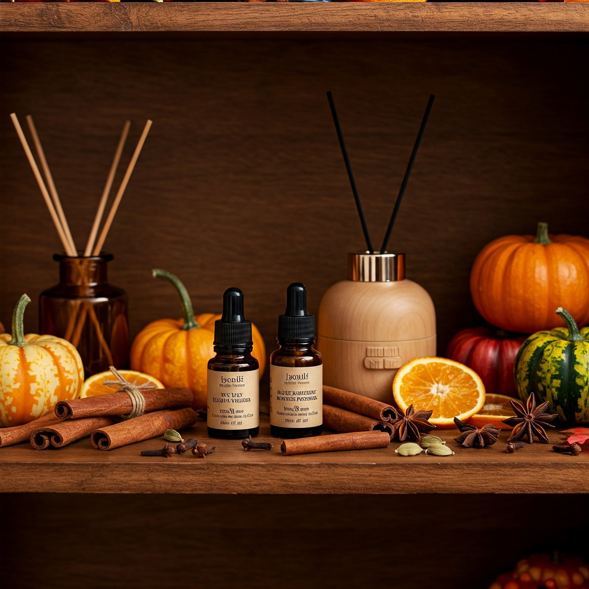 Aromatherapy Diffusers with Fall Fragrances