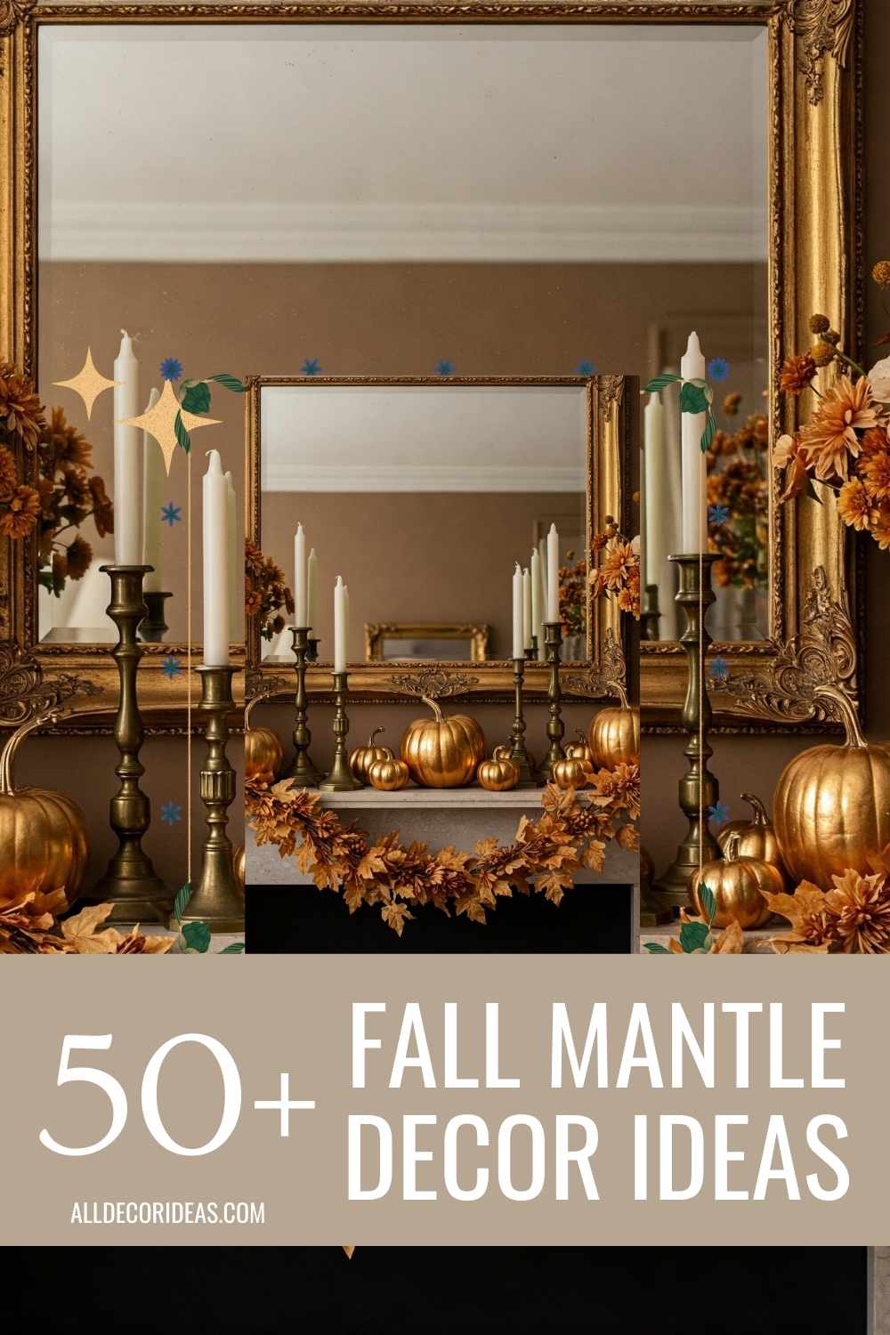 Fall Mantle Decor