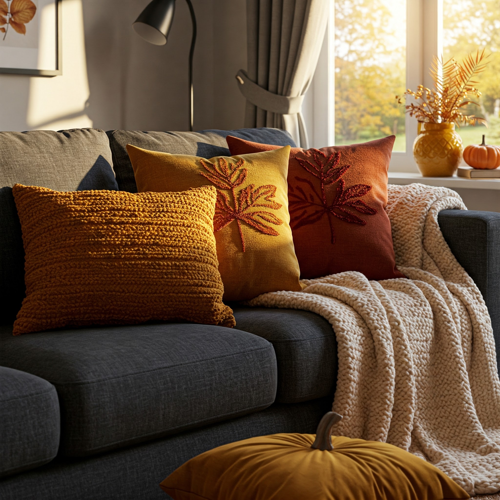 Seasonal Throw Pillow Switch-out