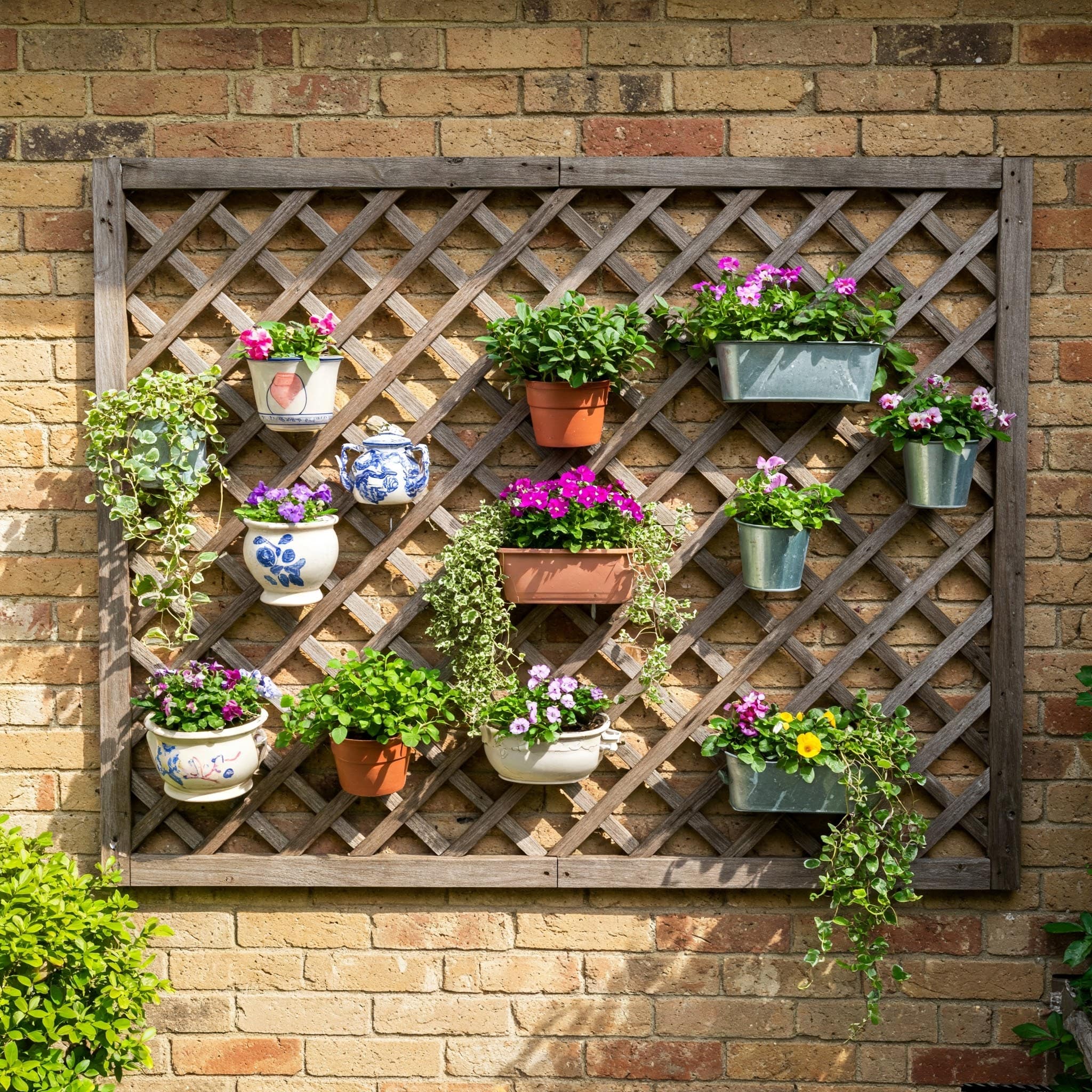 Vertical Herb Garden Wall