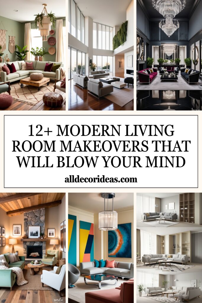 12+ Modern Living Room Makeovers That Will Blow Your Mind