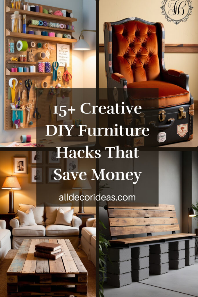 15+ Creative DIY Furniture Hacks That Save Money