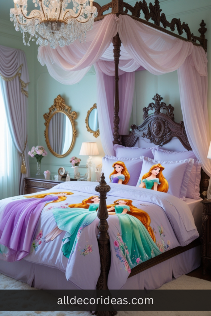 3. Princess-Inspired Bedroom