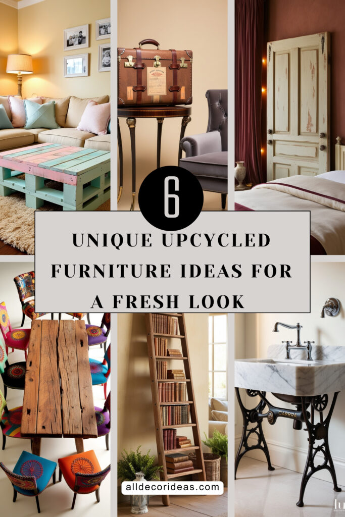 6 Unique Upcycled Furniture Ideas for a Fresh Look 
