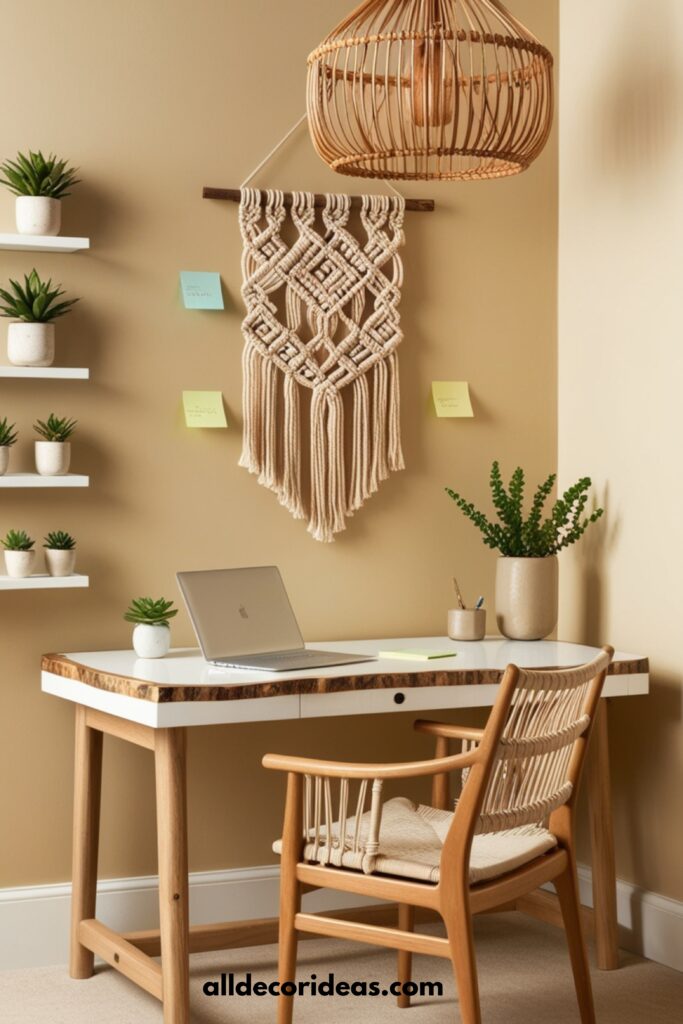 Boho Chic Workspace