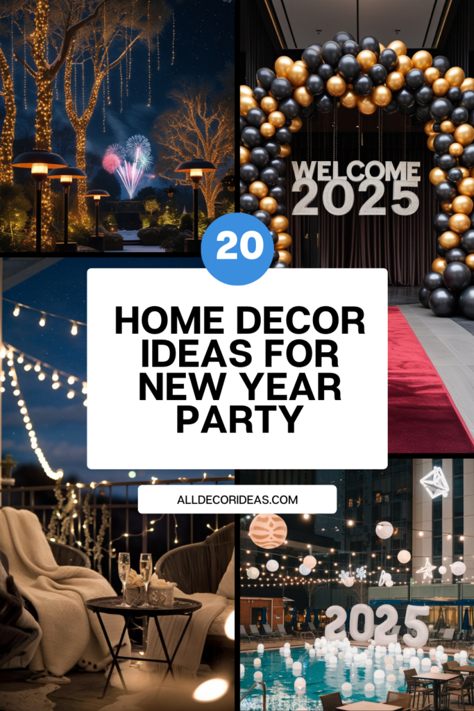 Home Decor Ideas for New Year party