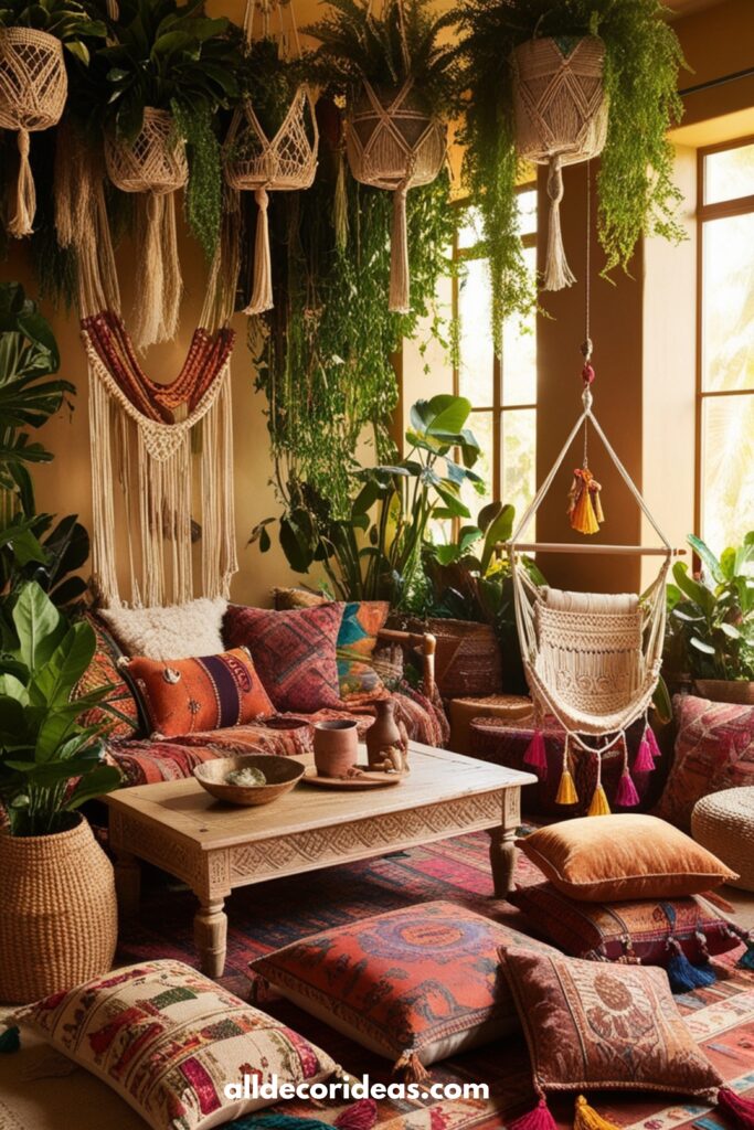 Lush Boho Indoor Jungle